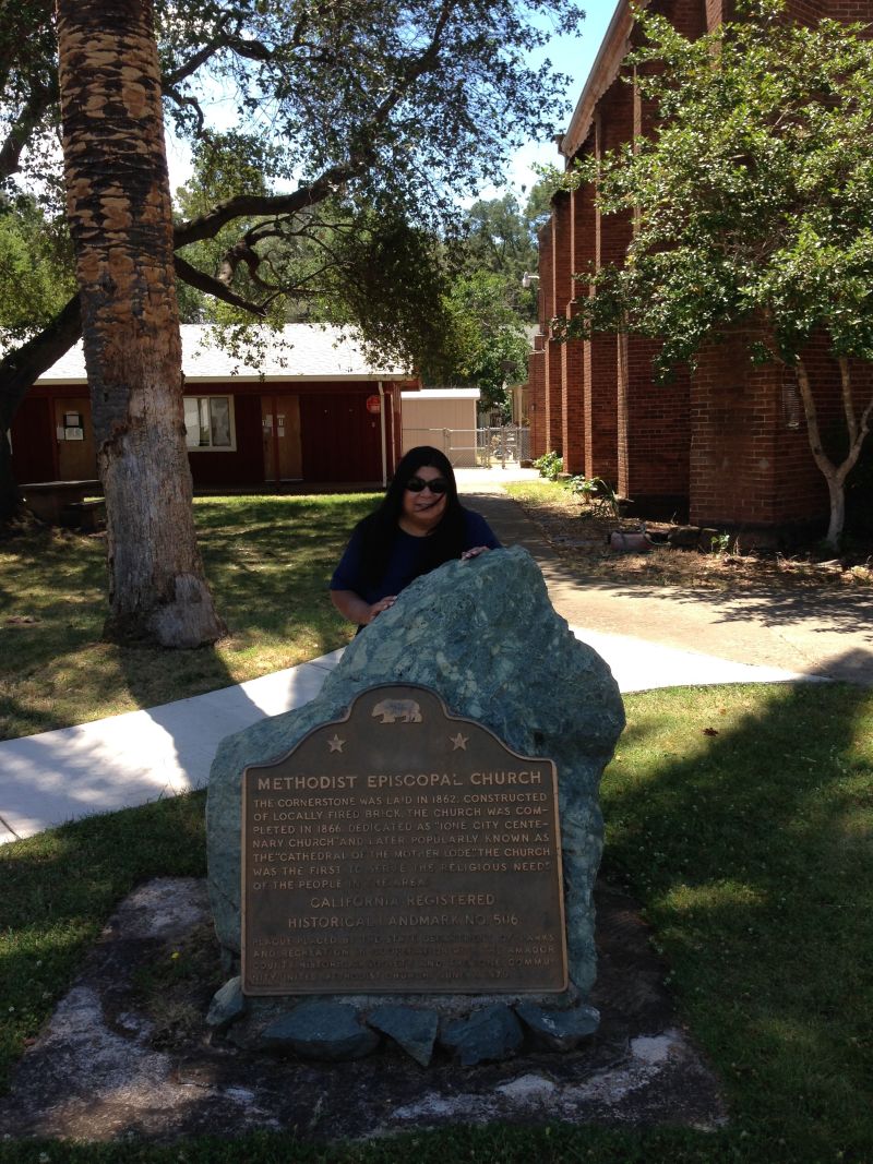 NO. 506 THE COMMUNITY METHODIST CHURCH OF IONE - Marker