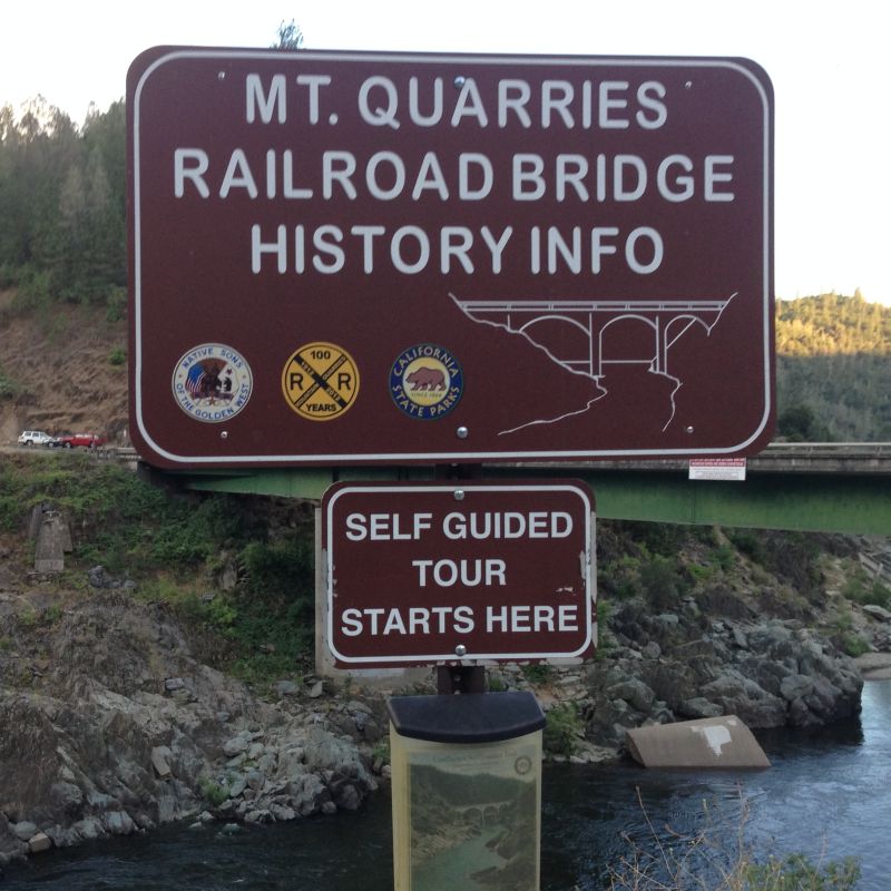 No. 1051 Mountain Quarries Railroad Bridge (Placer side)