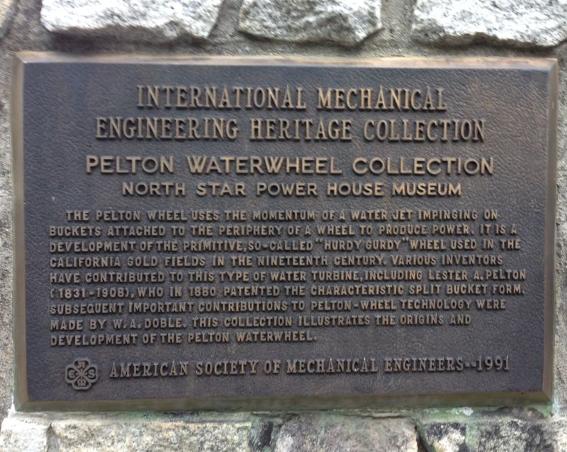 NO. 843 NORTH STAR MINE POWERHOUSE - National Plaque