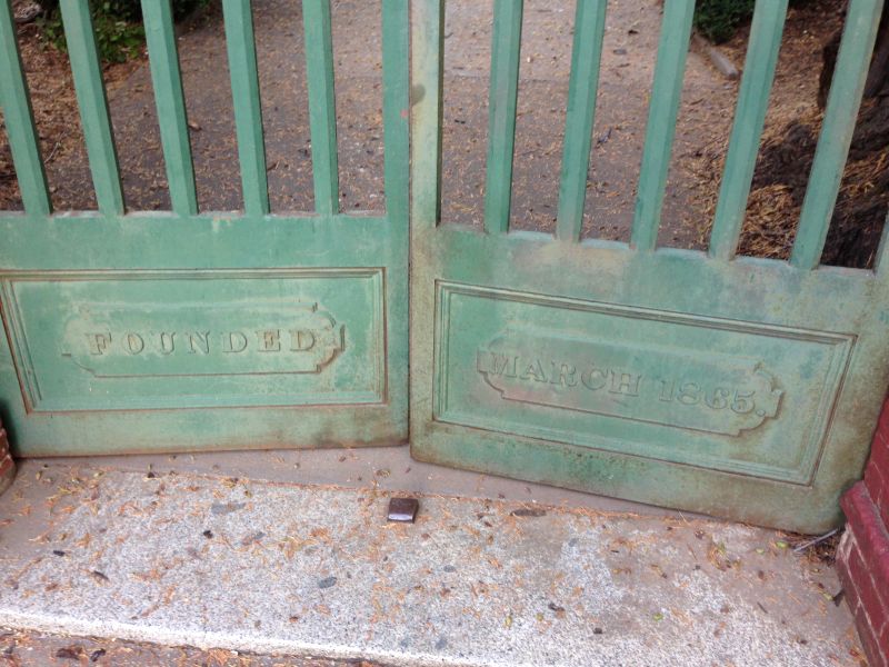 NO. 855 MOUNT SAINT MARY'S CONVENT AND ACADEMY - Front Gates