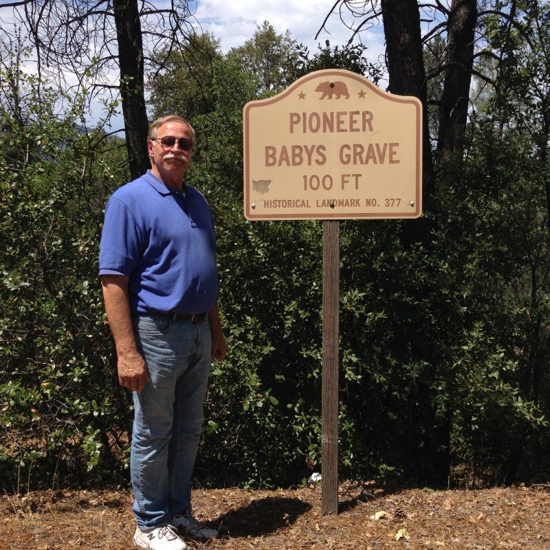NO. 377 PIONEER BABY'S GRAVE - State Street Sign