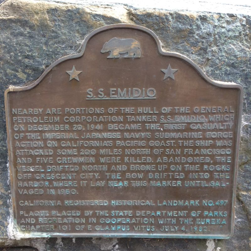 NO. 497 S.S. EMIDIO - State Plaque