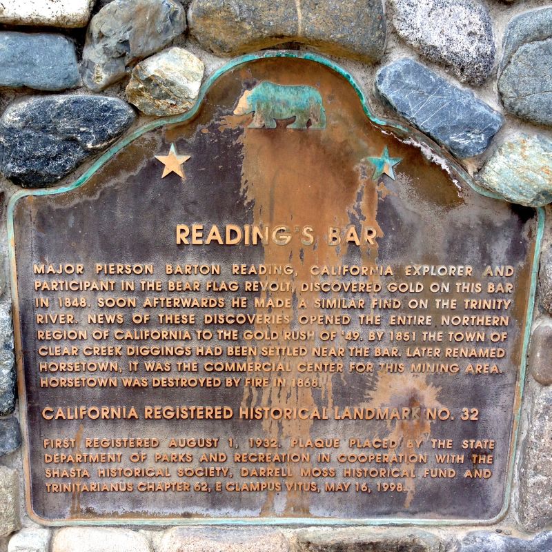 NO. 32 READING'S BAR - State Plaque