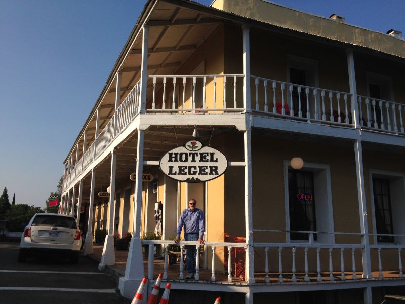 NO. 663 COURTHOUSE OF CALAVERAS COUNTY, 1852-1866, AND LEGER HOTEL -