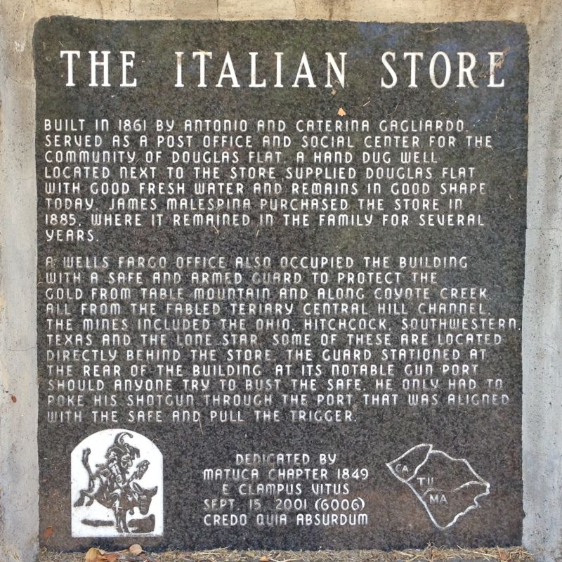 NO. 272 DOUGLAS FLAT - Private Plaque