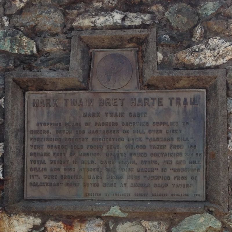NO. 138 MARK TWAIN CABIN - Private Plaque at cabin