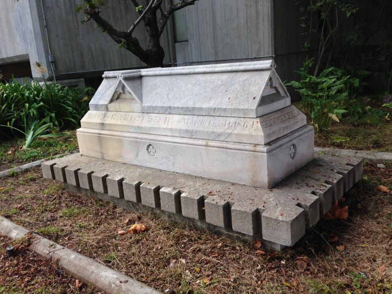 NO. 691 SARCOPHAGUS OF THOMAS STARR KING