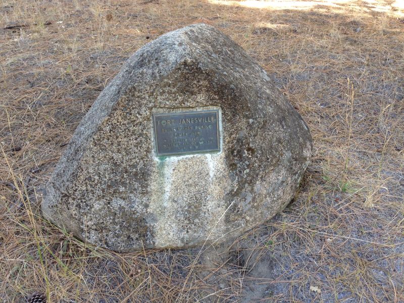 NO. 758 FORT JANESVILLE - Marker