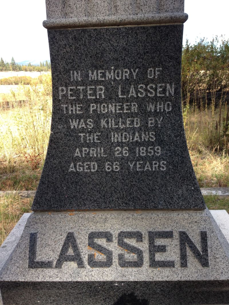 NO. 565 PETER LASSEN GRAVE -