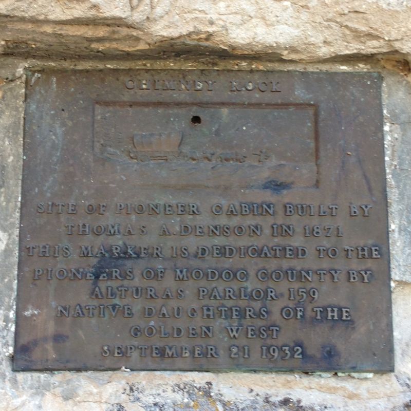 NO. 109 CHIMNEY ROCK - Private Plaque