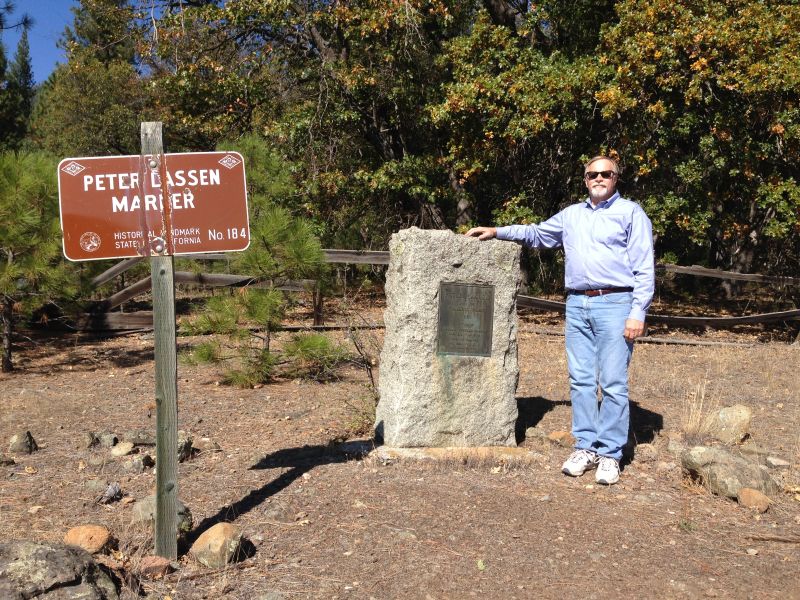 NO. 184 PETER LASSEN MARKER (SITE OF LASSEN TRADING POST)