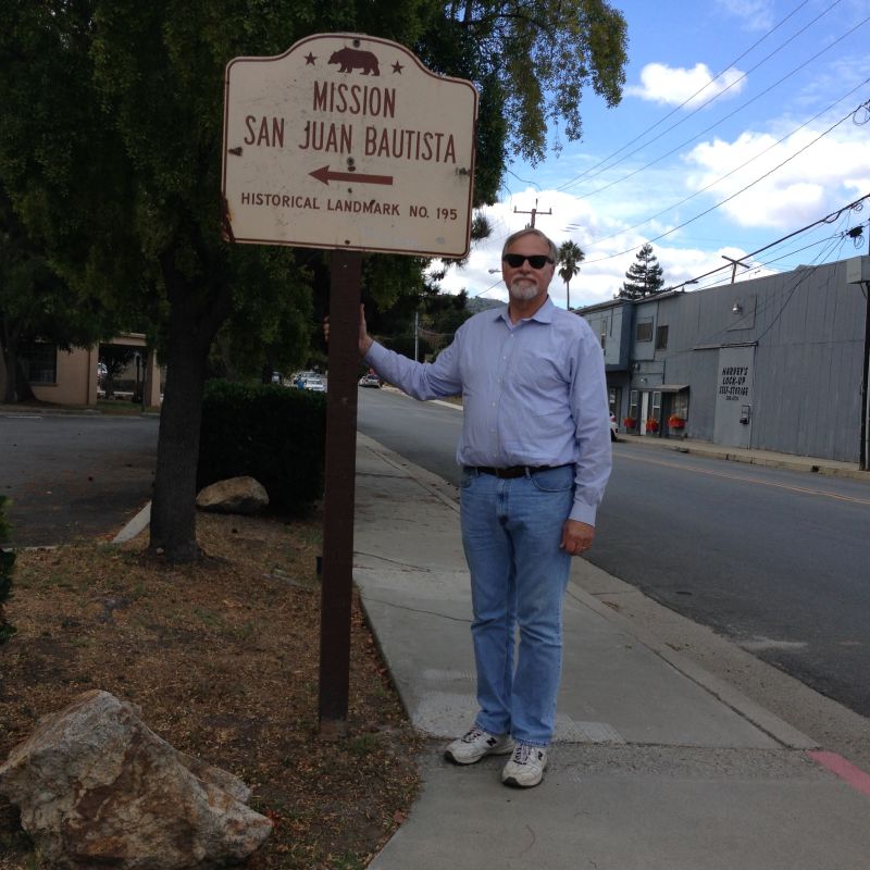CHL #195 - Mission San Juan Bautista - State Street Sign