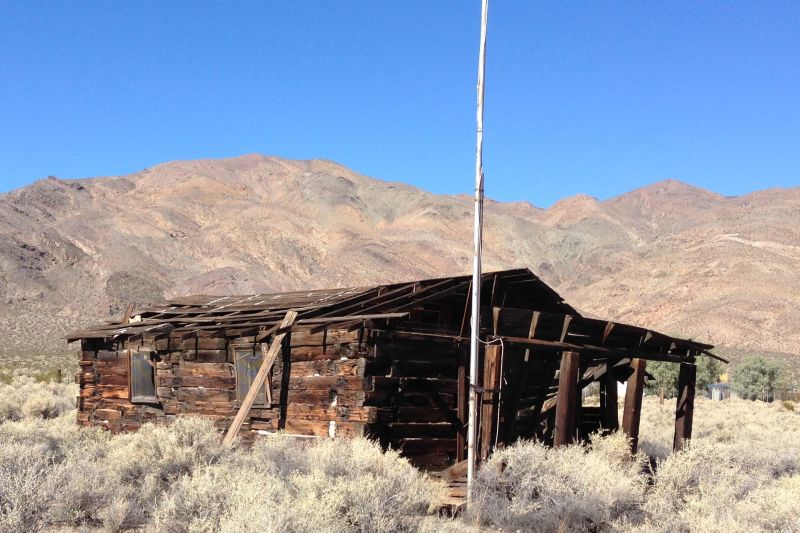 NO. 671 SITE OF THE TOWN OF GARLOCK - Old Garlock Post Office