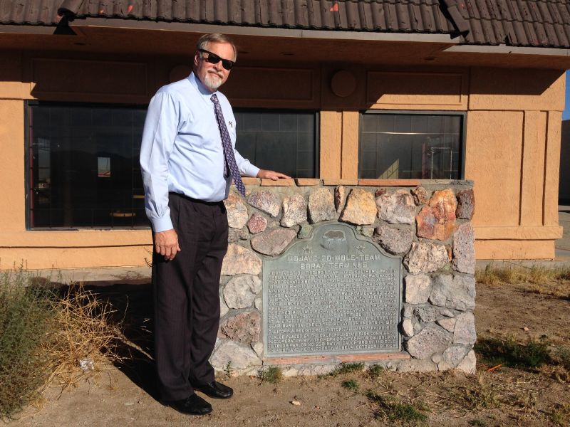 NO. 652 20-MULE-TEAM BORAX TERMINUS - State Marker