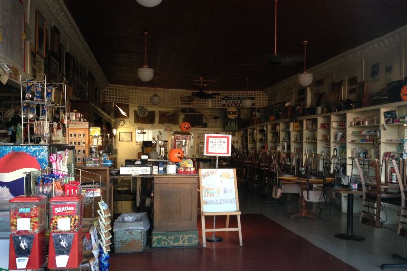 NO. 938 RAND MINING DISTRICT - General Store & Soda Shop interior
