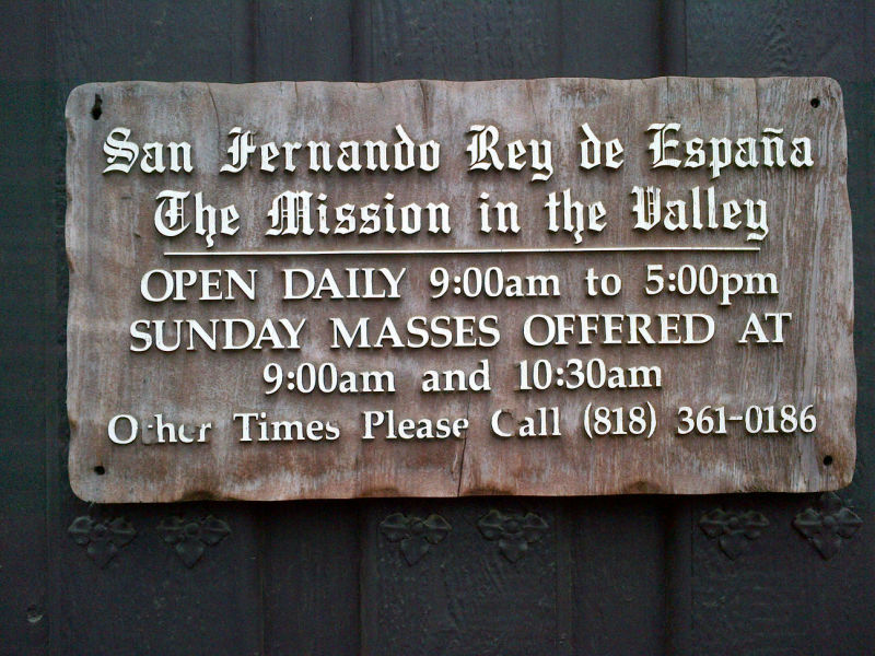 CHL #157: Mission San Fernando Rey de España