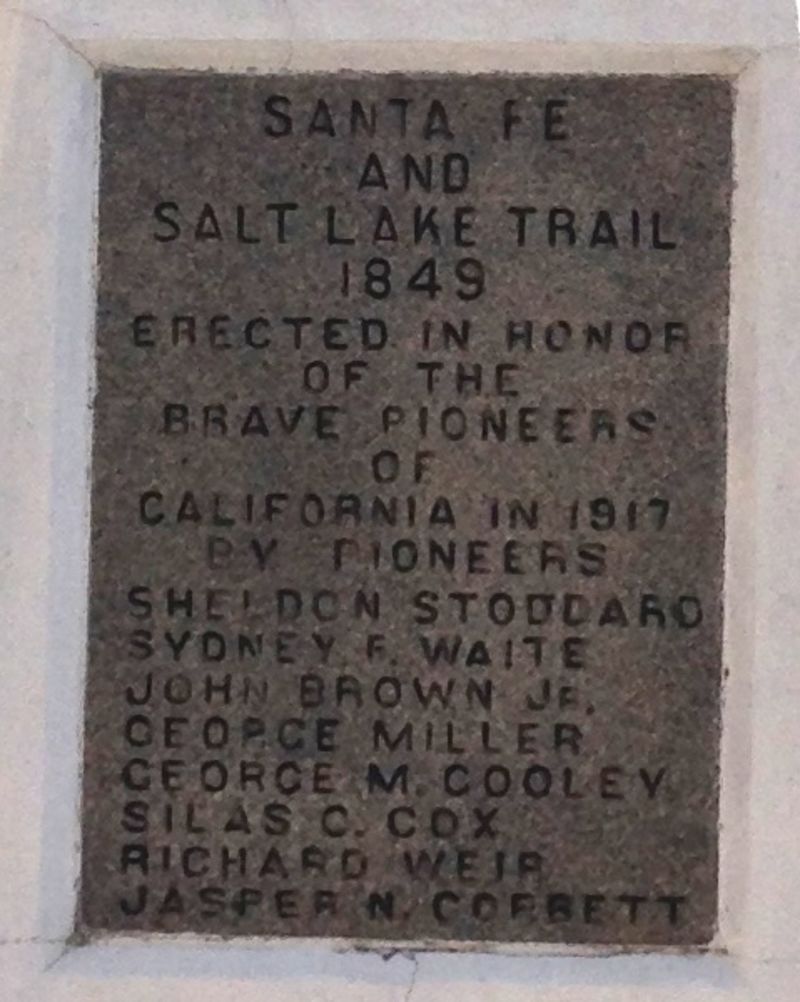 CHL #576 Santa Fe and Salt Lake Trail Monument