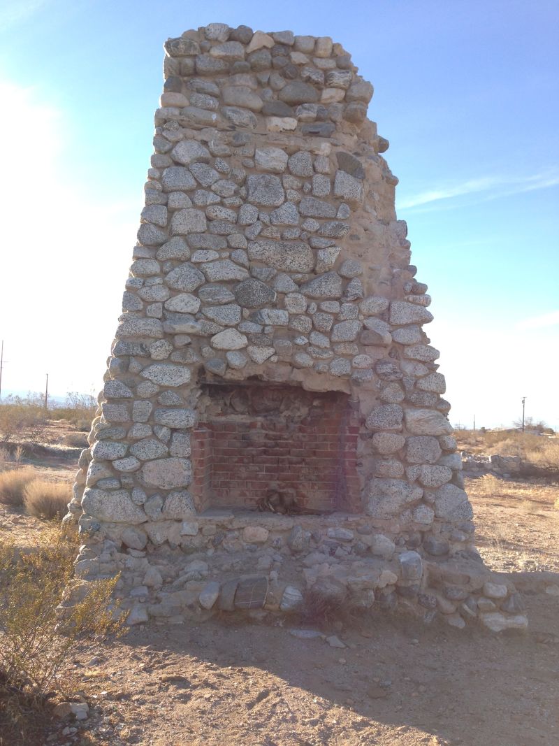 CHL No. 933 Llano Del Rio - West Fireplace