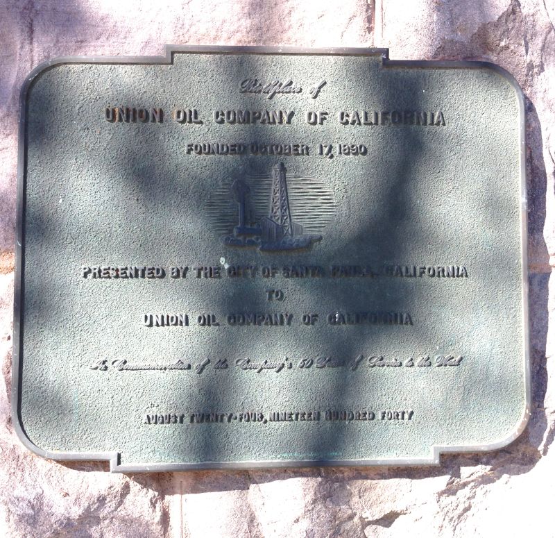 NO. 996 UNION OIL COMPANY BUILDING - Private Plaque