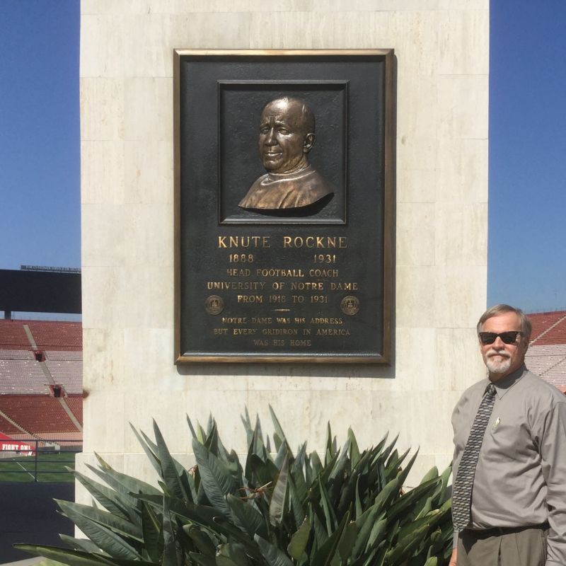 NO. 960 LOS ANGELES MEMORIAL COLISEUM - Knute Rockne