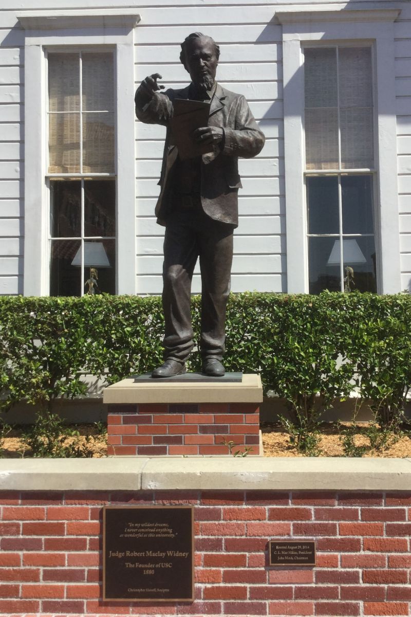 NO. 536 ORIGINAL BUILDING OF THE UNIVERSITY OF SOUTHERN CALIFORNIA - Judge Robert Maclay Widney