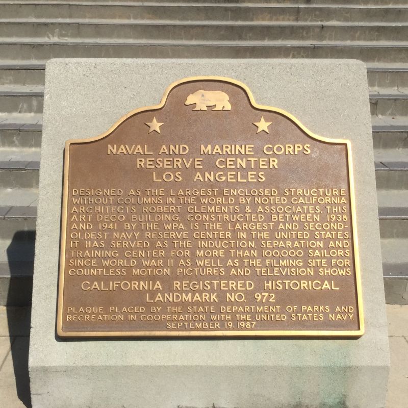 NO. 972 NAVY AND MARINE CORPS RESERVE CENTER - State Plaque