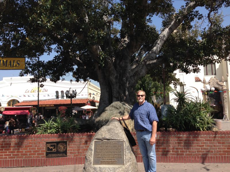 NO. 156 LOS ANGELES PLAZA - Marker