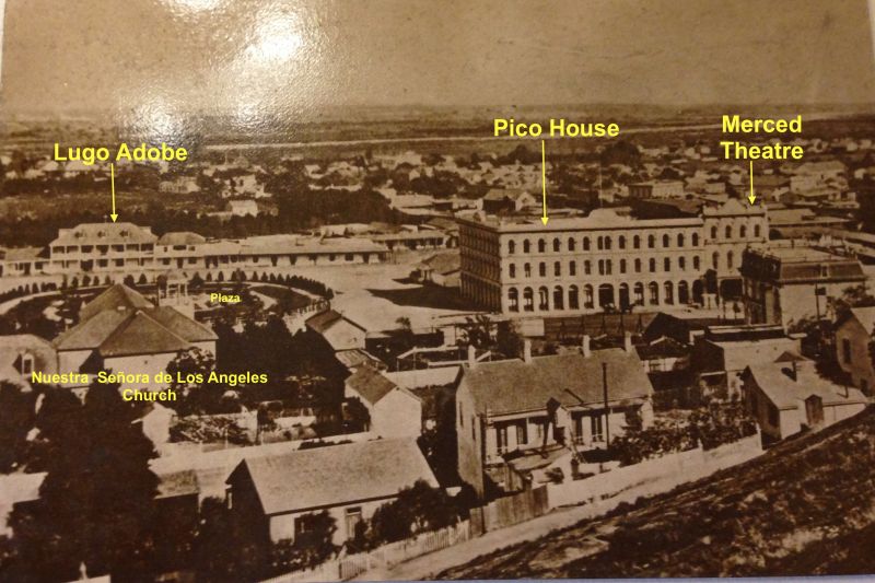 NO. 156 LOS ANGELES PLAZA - Old Photo