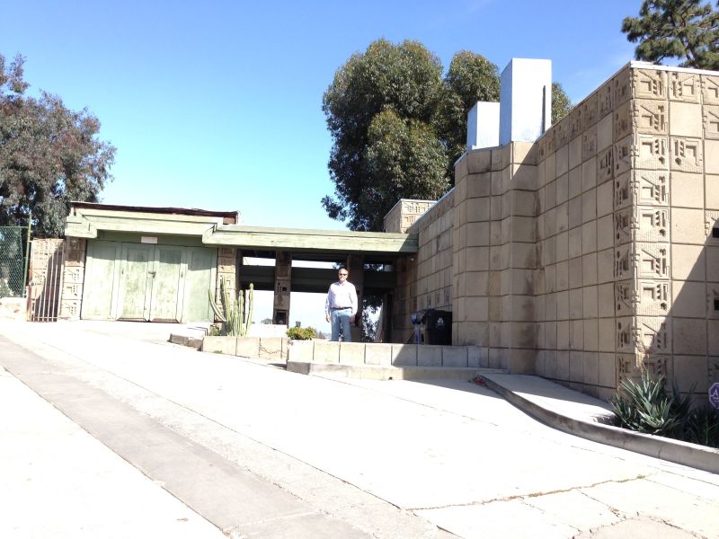 NO. 1011 FRANK LLOYD WRIGHT TEXTILE BLOCK HOUSE (THEMATIC), FREEMAN HOUSE -