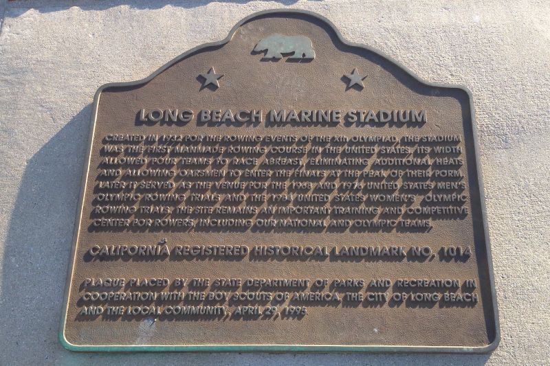 NO. 1014 LONG BEACH MARINE STADIUM - State Plaque