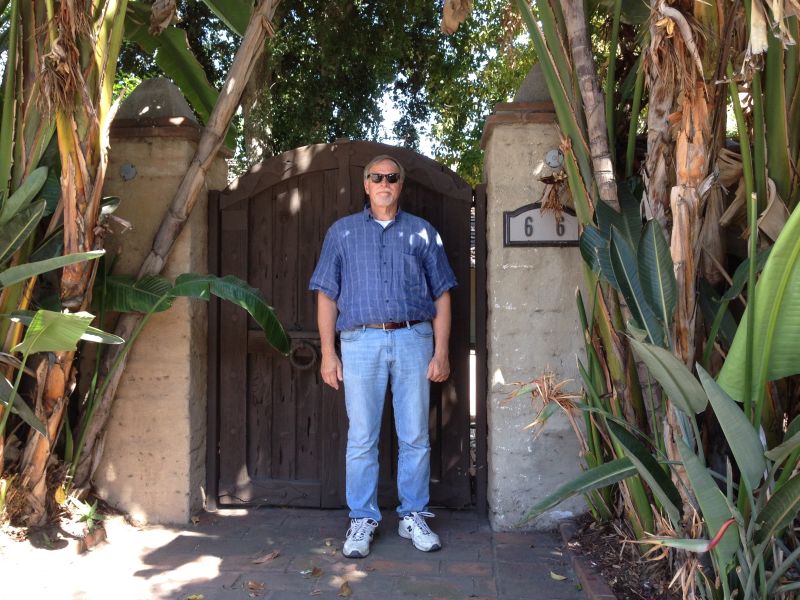 NO. 451 THE ORTEGA-VIGARE ADOBE - Front Gate