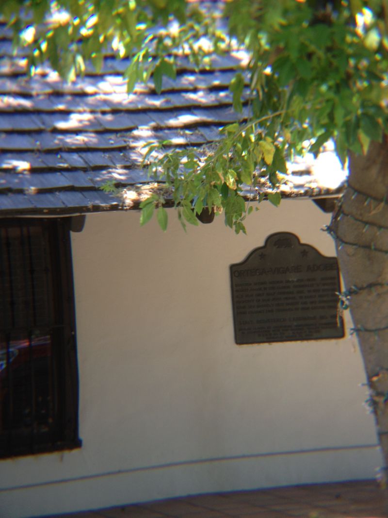 NO. 451 THE ORTEGA-VIGARE ADOBE - State Plaque