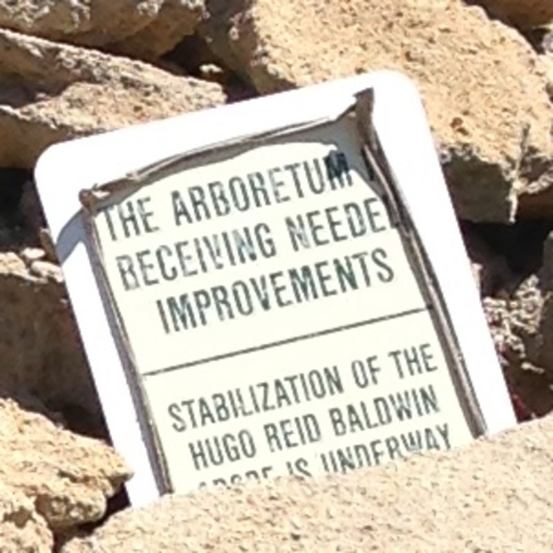 NO. 368 REID-BALDWIN ADOBE - Reconstruction Sign