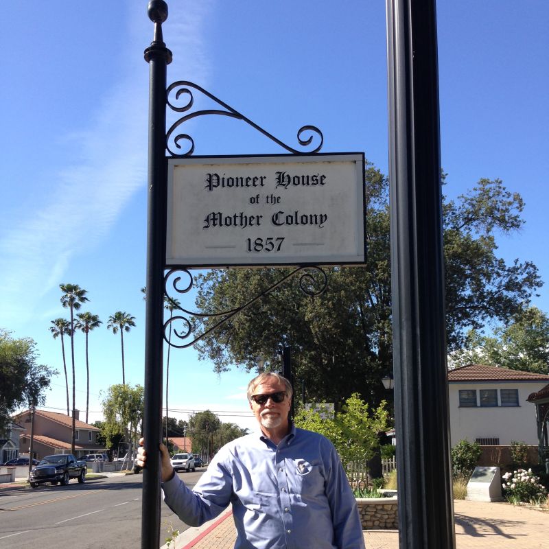 NO. 201 PIONEER HOUSE OF THE MOTHER COLONY - Road Sign
