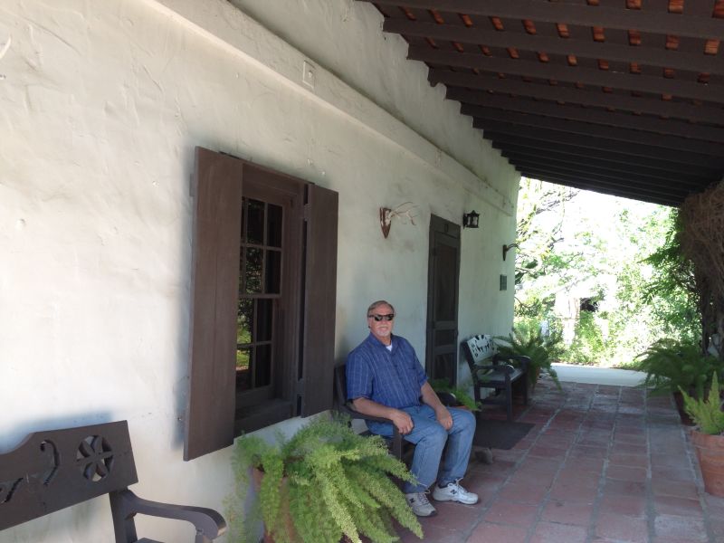 NO. 199 THE SERRANO ADOBE - Front patio