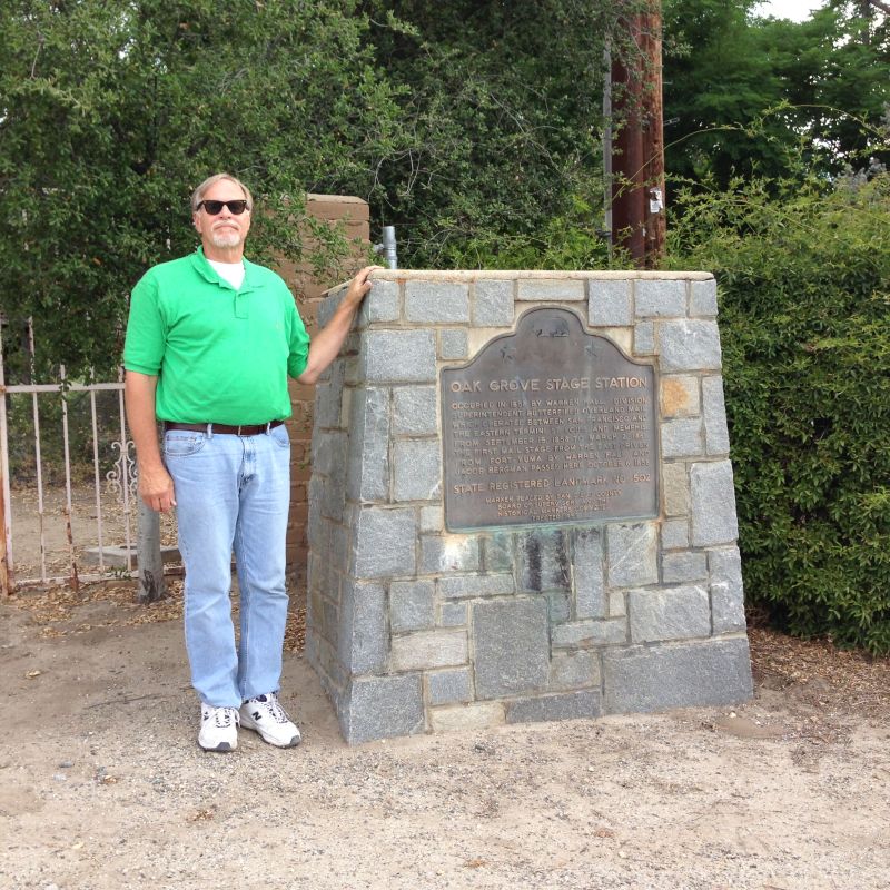 NO. 502 OAK GROVE STAGE STATION - Marker