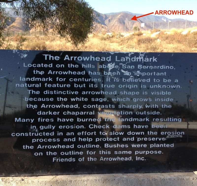 NO. 977 THE ARROWHEAD - Private Plaque