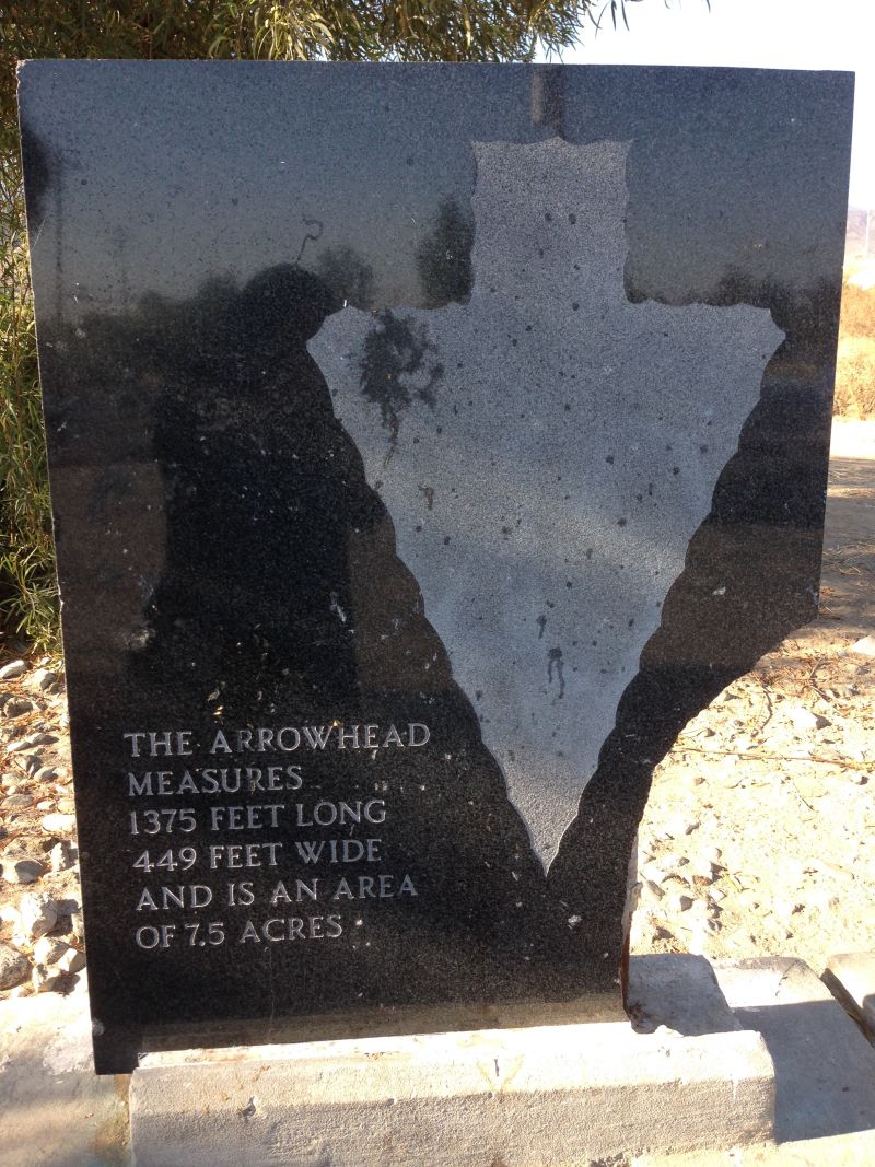 NO. 977 THE ARROWHEAD - Private Plaque