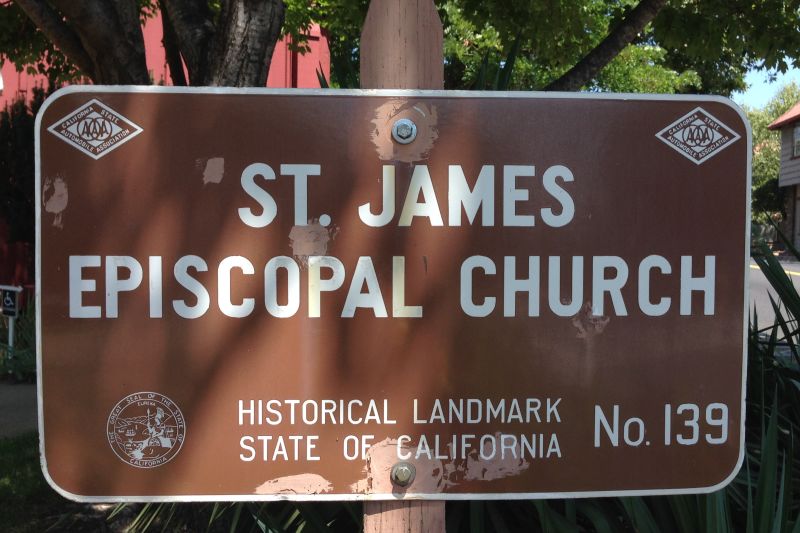 No. 139 ST. JAMES EPISCOPAL CHURCH - Private plaque