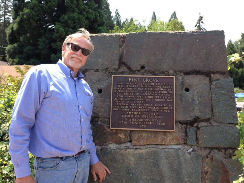NO. 38 IRISHTOWN - Old marker once held state plaque