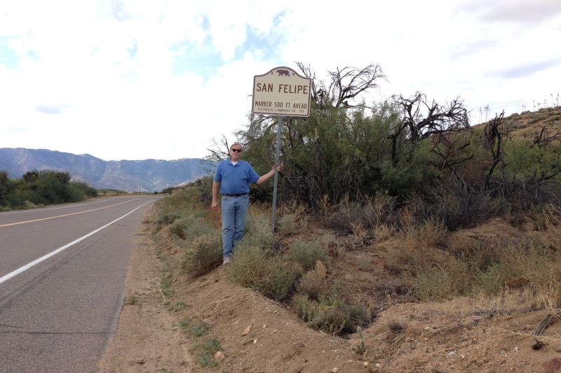 NO. 793 SAN FELIPE VALLEY AND STAGE STATION - Road Sign