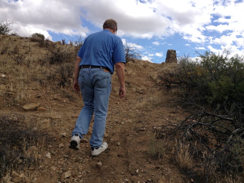 NO. 793 SAN FELIPE VALLEY AND STAGE STATION - Hike up the hill