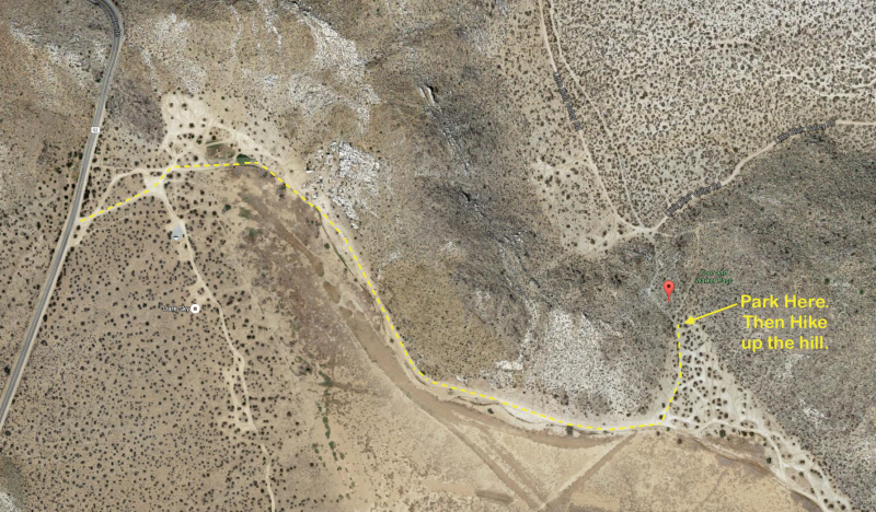 NO. 647 BUTTERFIELD OVERLAND MAIL ROUTE - Map