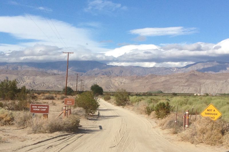 NO. 634 EL VADO (The Anza Trail) - Head north on Horse Camp Road