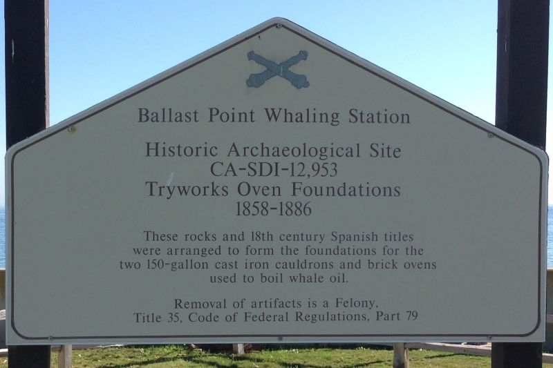 NO. 50 BALLAST POINT WHALING STATION SITE - Oven Foundations