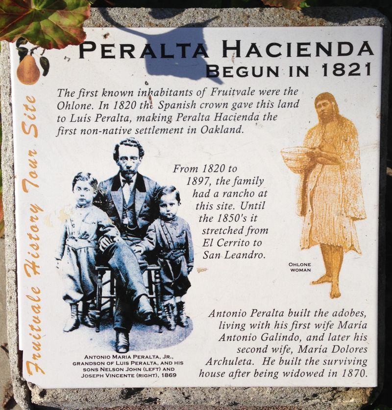 NO. 925 PERALTA HACIENDA SITE - Information Board