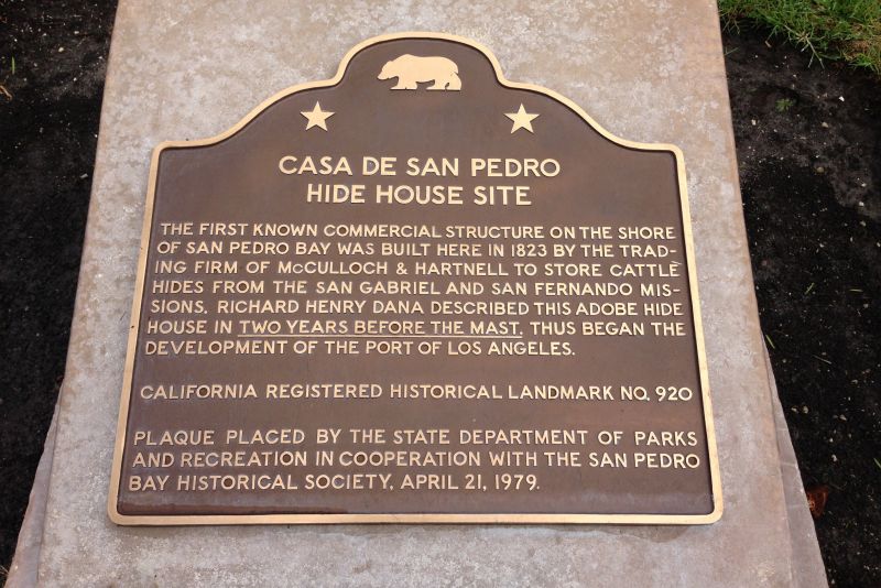 NO. 920 CASA DE SAN PEDRO - State Plaque