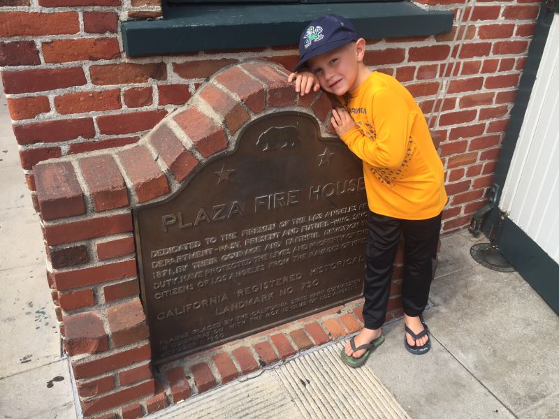 Even our grandkids are on the lookout for landmarks!