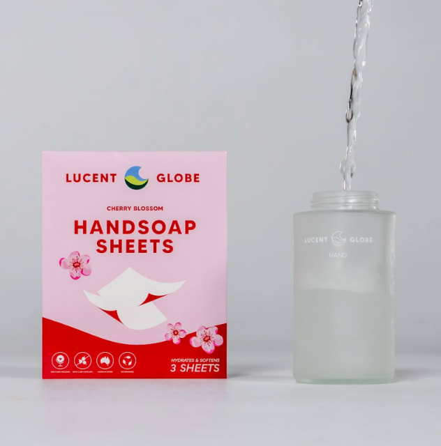 Lucent Globe Hand Soap Bottle - 300mL (Glass)