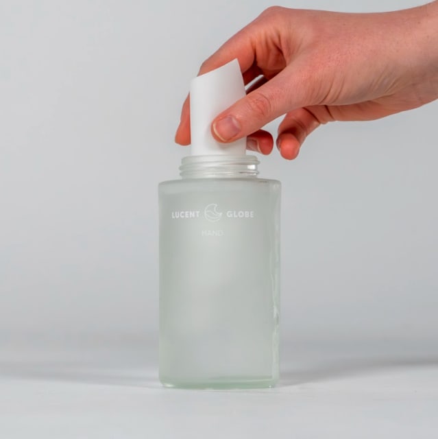 Lucent Globe Hand Soap Bottle - 300mL (Glass)